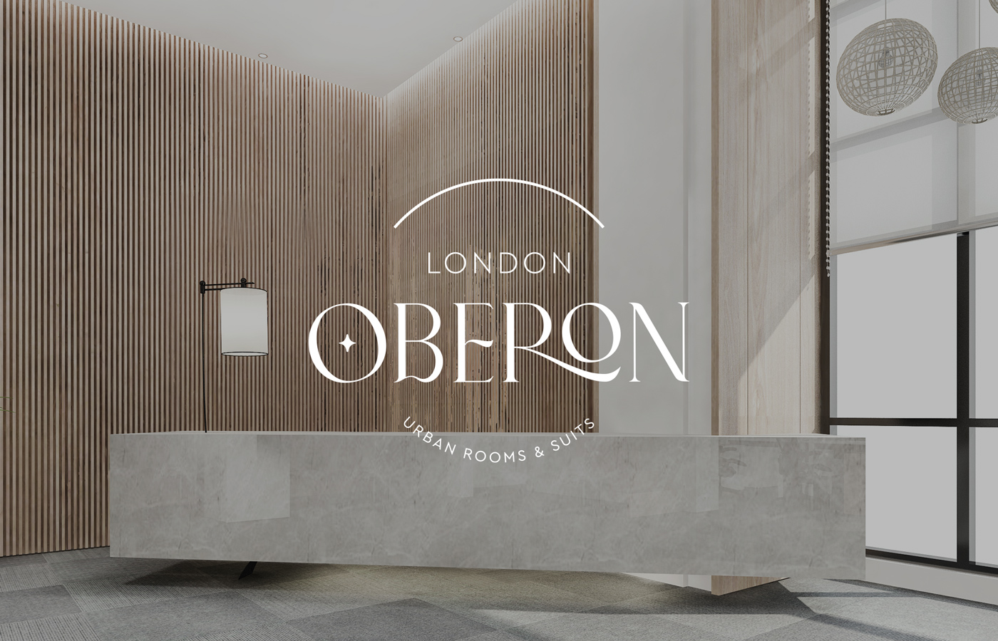 Luxury Urban Suites London hospitality accommodation branding minial aesthetic logo