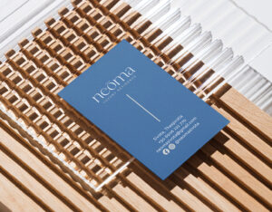 neoma luxury residence boutique hotel logo design branding