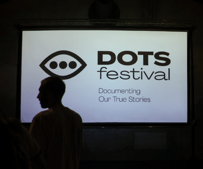 DOTS International Documentary Film Festival logo design visual identity