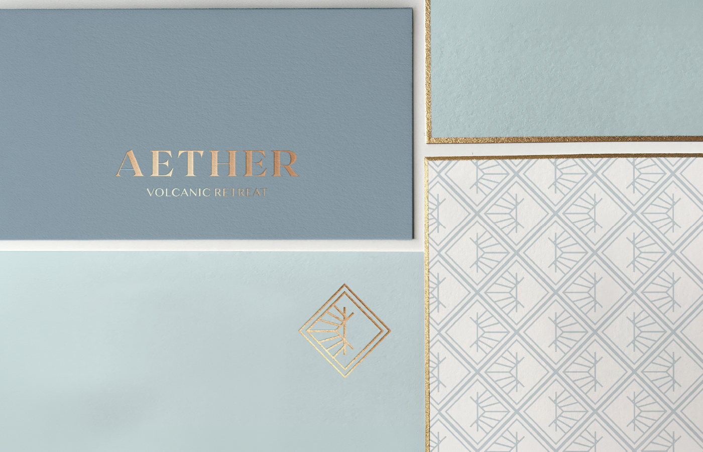 aether volcanique boutique hotel branding