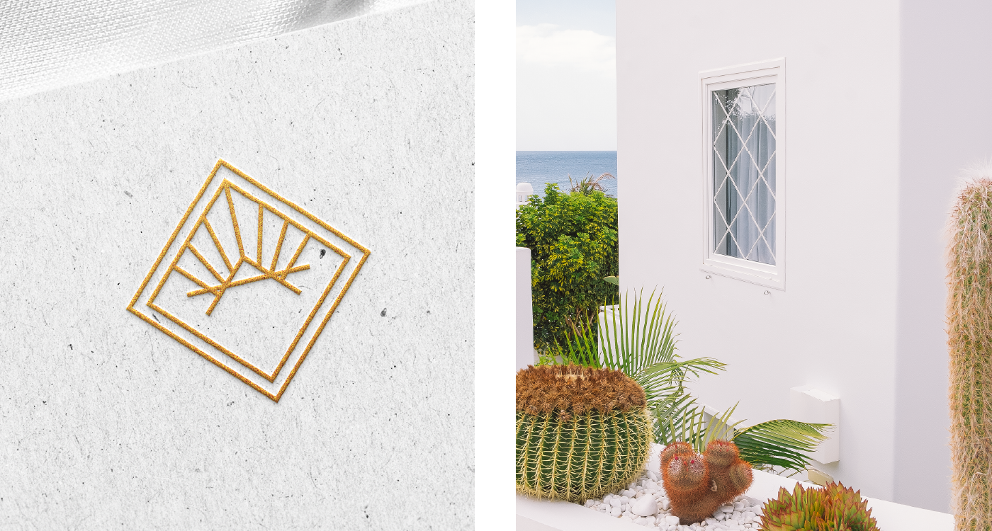aether volcanique boutique hotel branding